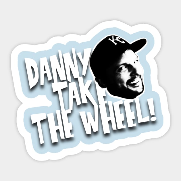 Danny Take The Wheel Sticker by Forgetting in Progress